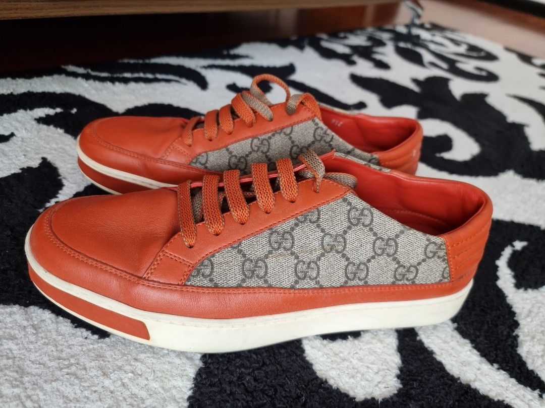Gucci sneakers orange new arrivals