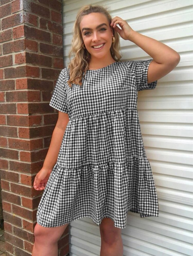 Gingham smock cheap