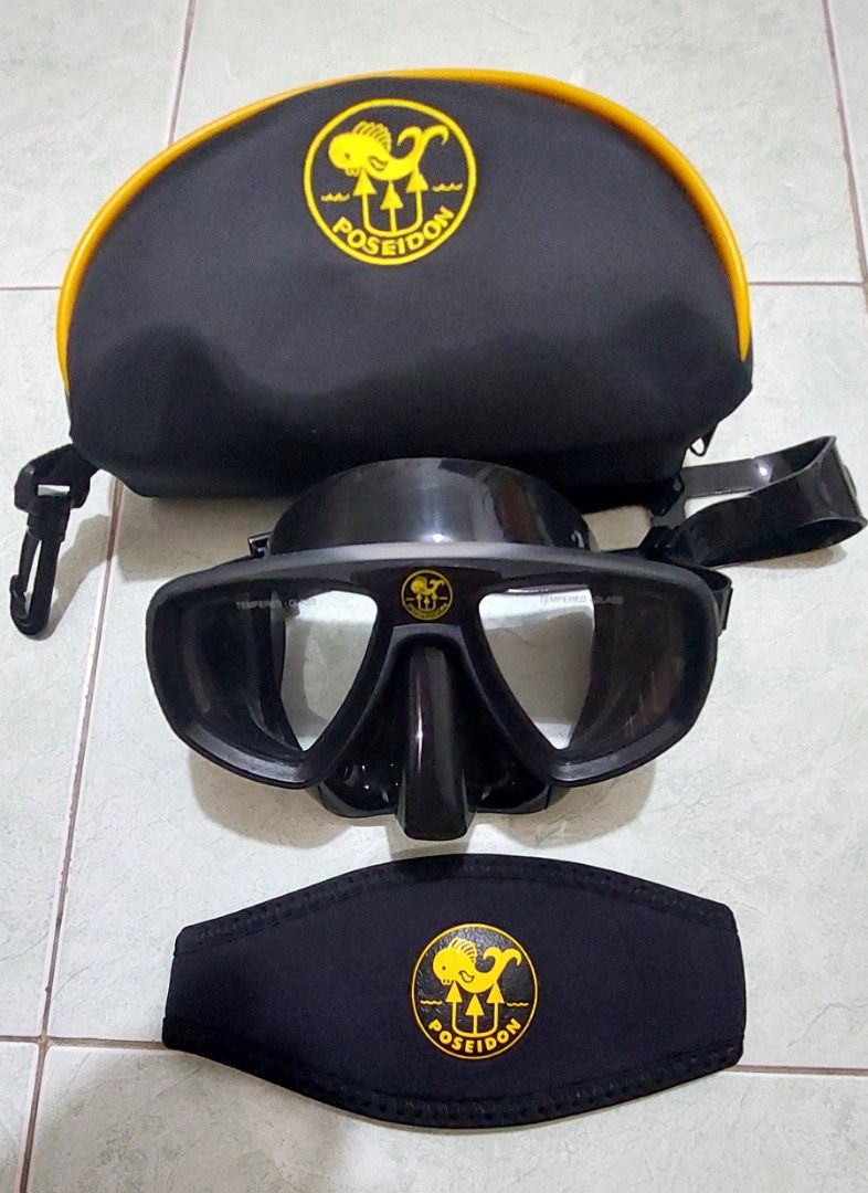 Poseidon Technica Diving Mask, Sports Equipment, Other Sports Equipment