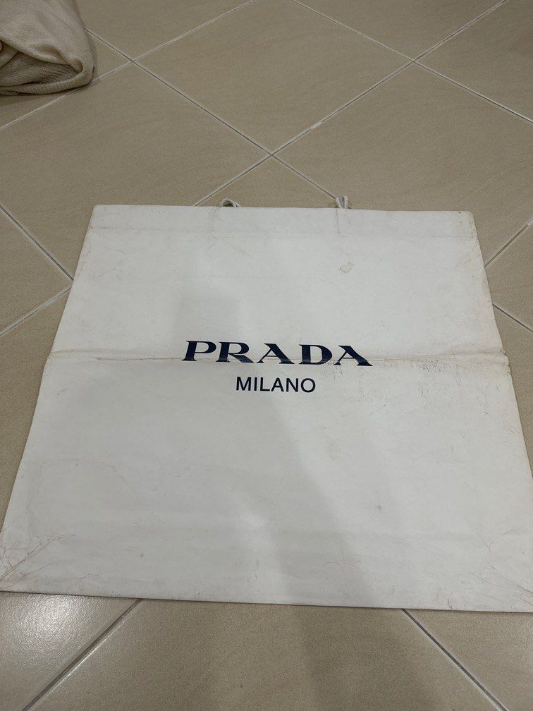 Prada Paper Bag, Men's Fashion, Activewear on Carousell