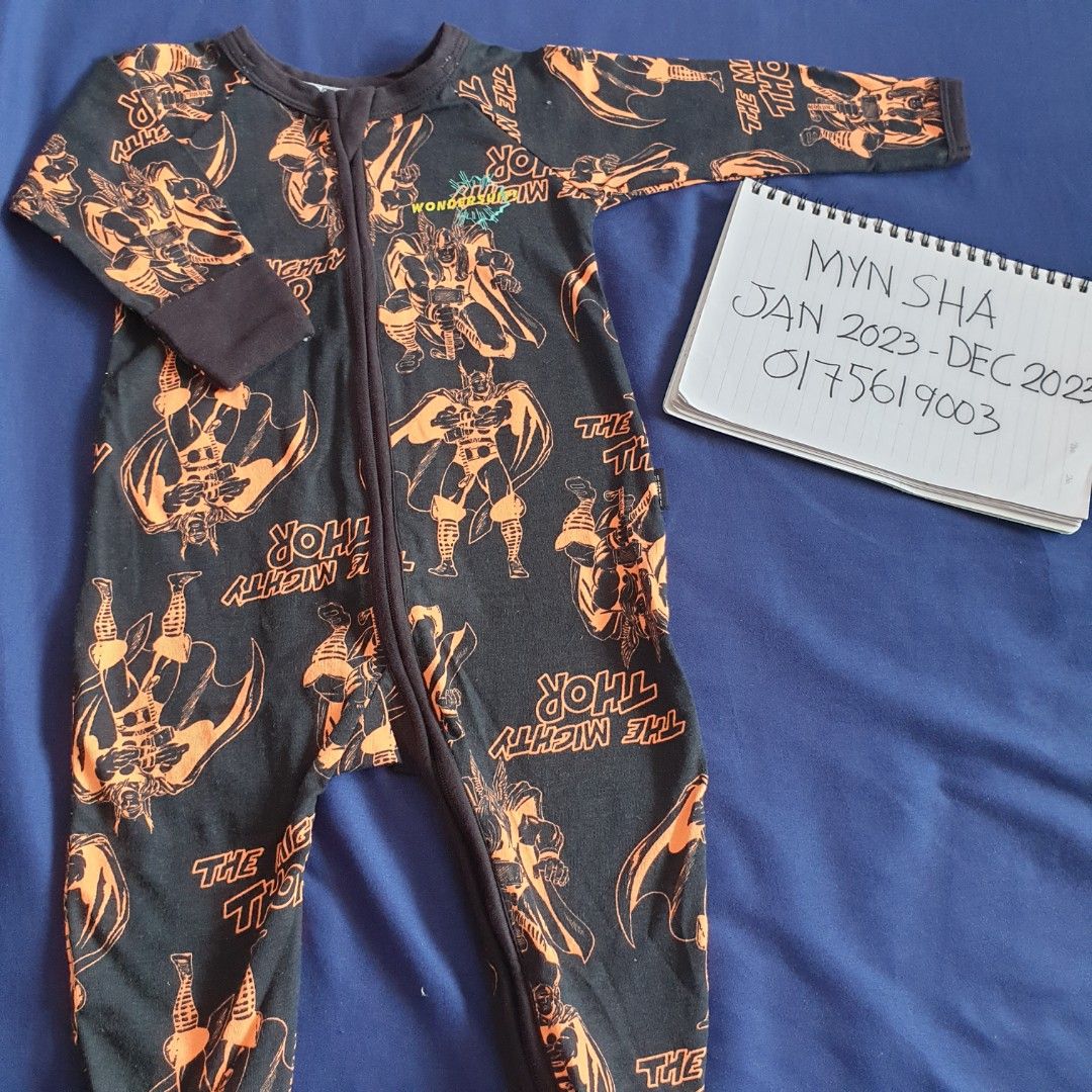 PRELOVED BONDS LIMITED EDITION MARVEL THOR SIZE 6 12 Babies