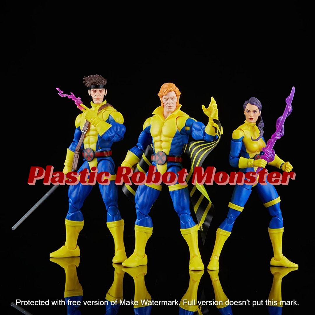 Pre Order Marvel Legends X Men Gambit Banshee Psylocke 3 Pack Hobbies And Toys Toys And Games On