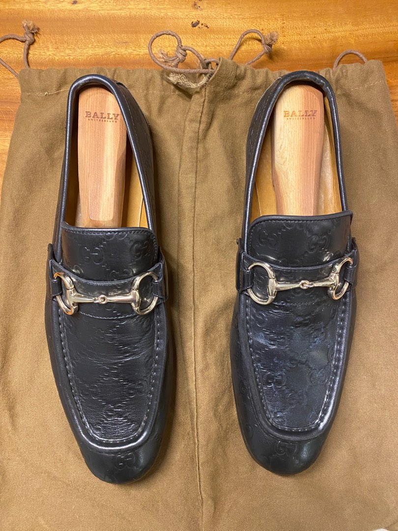 Pre owned gucci loafers hot sale