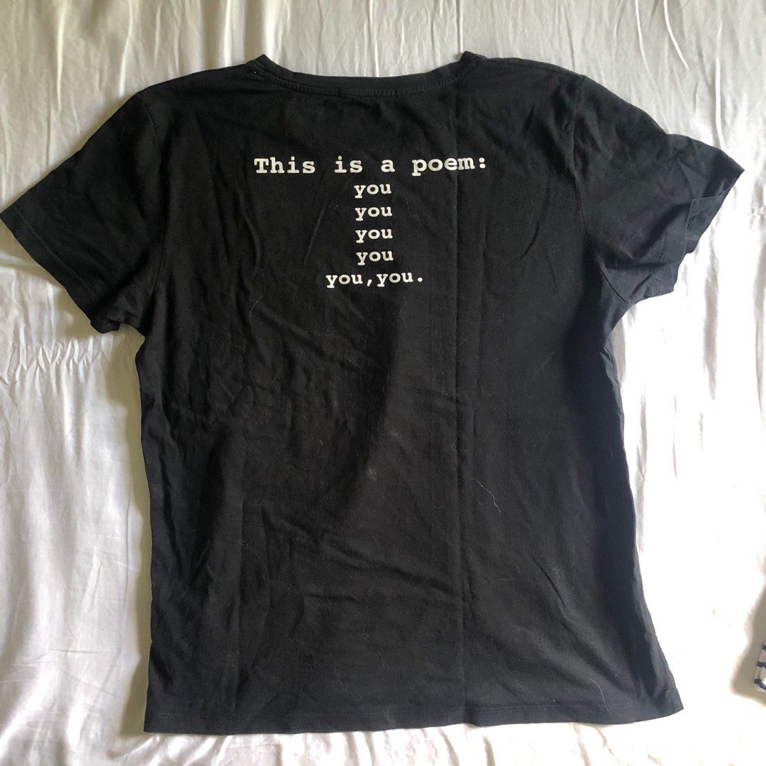 PULL&BEAR Basic black tee (Category: Shirts) located in Pasig City. Submitted by cakemixbean (Listing ID 1212278262, Image 2). Description: ⭐️DECLUTTERING⭐️ PULL&BEAR basic black tee with word printing at the back • Barely used, pre-loved • Size Medium on tag. Fits small to medium For more, check out my listings!.