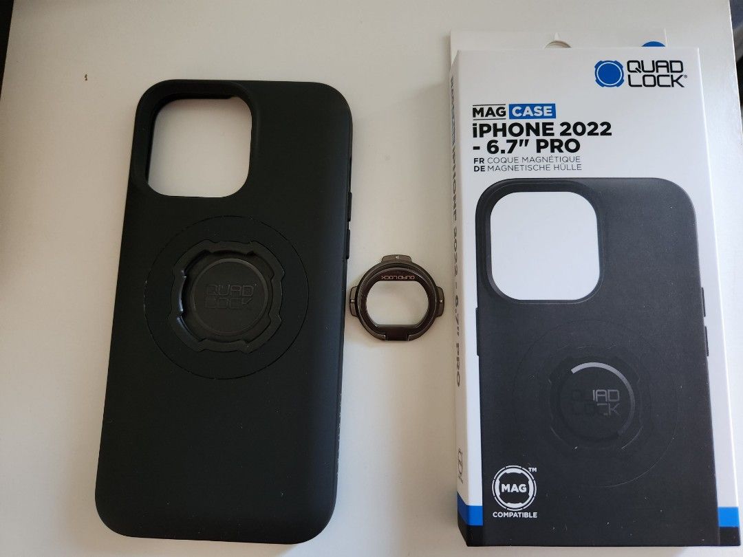 Quad Lock Iphone 14 pro max mag case, 手提電話, 電話＆平板電腦配件, 手機套及手機殻 Carousell