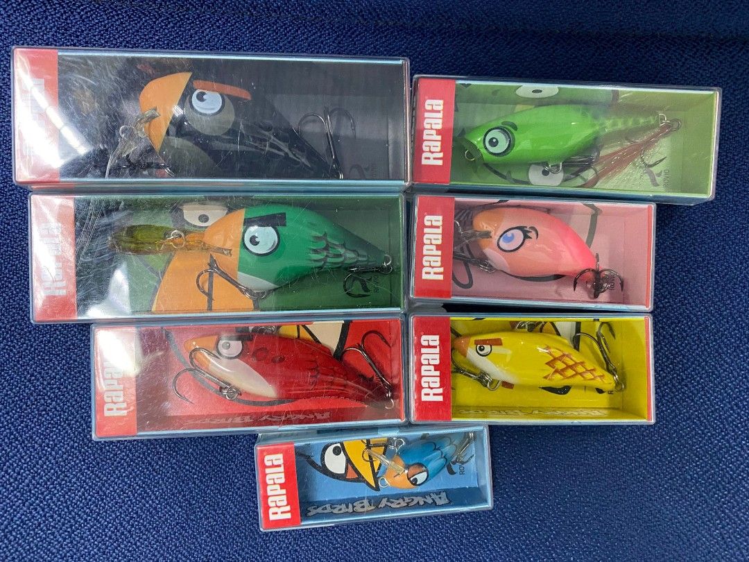 RAPALA lures AngryBirds, Sports Equipment, Fishing on Carousell RAPALA lures AngryBirds, Sports Equipment, Fishing on Carousell