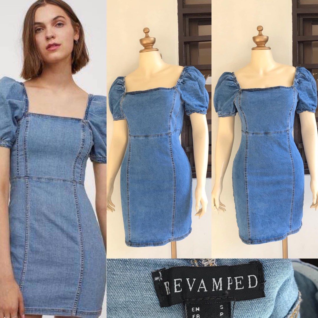 Revamped puff sleeves dress (Category: Dresses) located in Dasmarinas. Submitted by decluttering_23 (Listing ID 1212376821, Image 1). Description: .