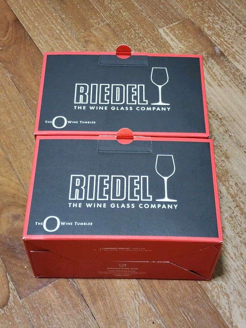 Riedel Wine Glasses (3 pcs), Furniture & Home Living, Kitchenware