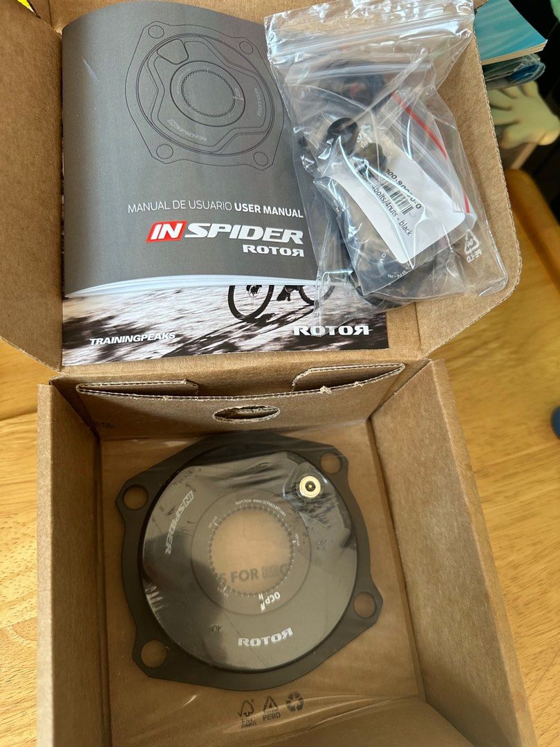 ROTOR INspider Power Meter BCD110 x 4, 運動產品, 單車及配件, 單車 Carousell