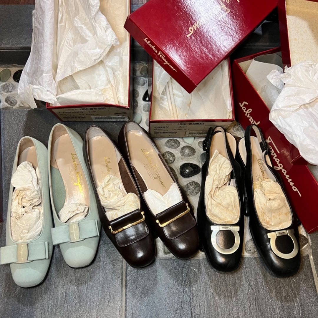 Vintage schuhe new arrivals ferragamo