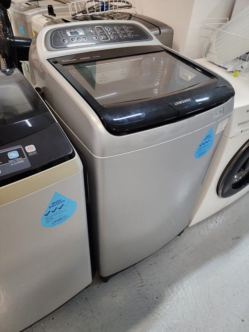 Samsung 10 Kg Top Load Washing Machine Silver WA10J5730SS Condition 8