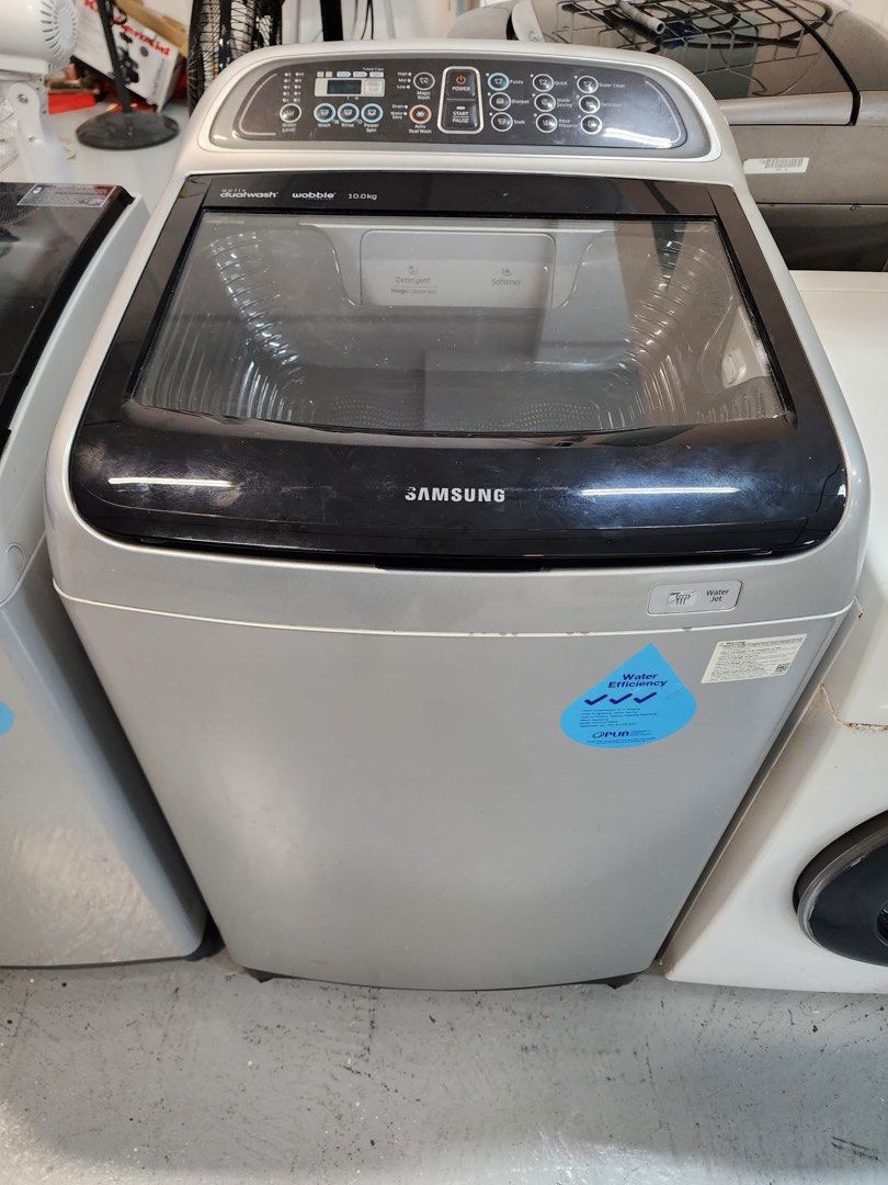 Samsung 10 Kg Top Load Washing Machine Silver WA10J5730SS Condition 8