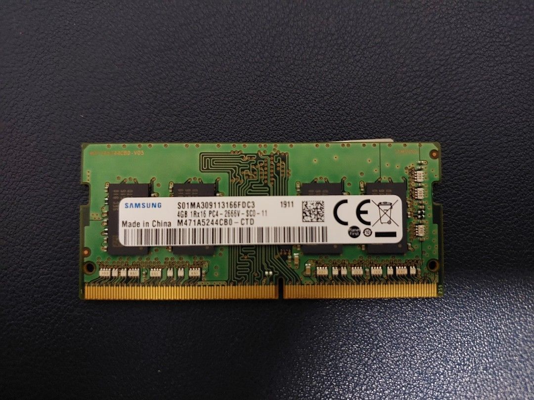 Samsung DDR 4 4GB ram, Computers & Tech, Parts & Accessories, Computer ...
