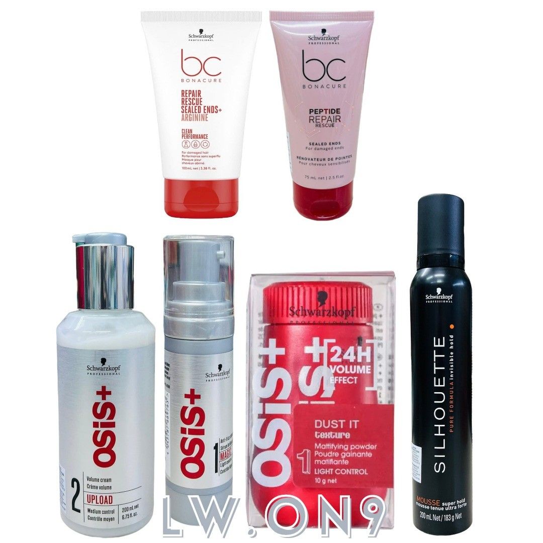 SCHWARZKOPF HAIR STYLING RANGE, Beauty & Personal Care, Hair on Carousell