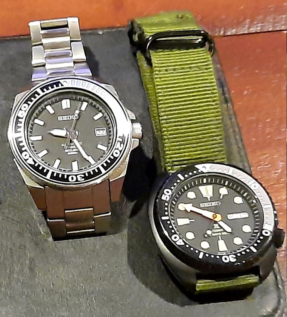 Seiko Samurai and Turtle Divers Watches, Luxury, Watches on Carousell