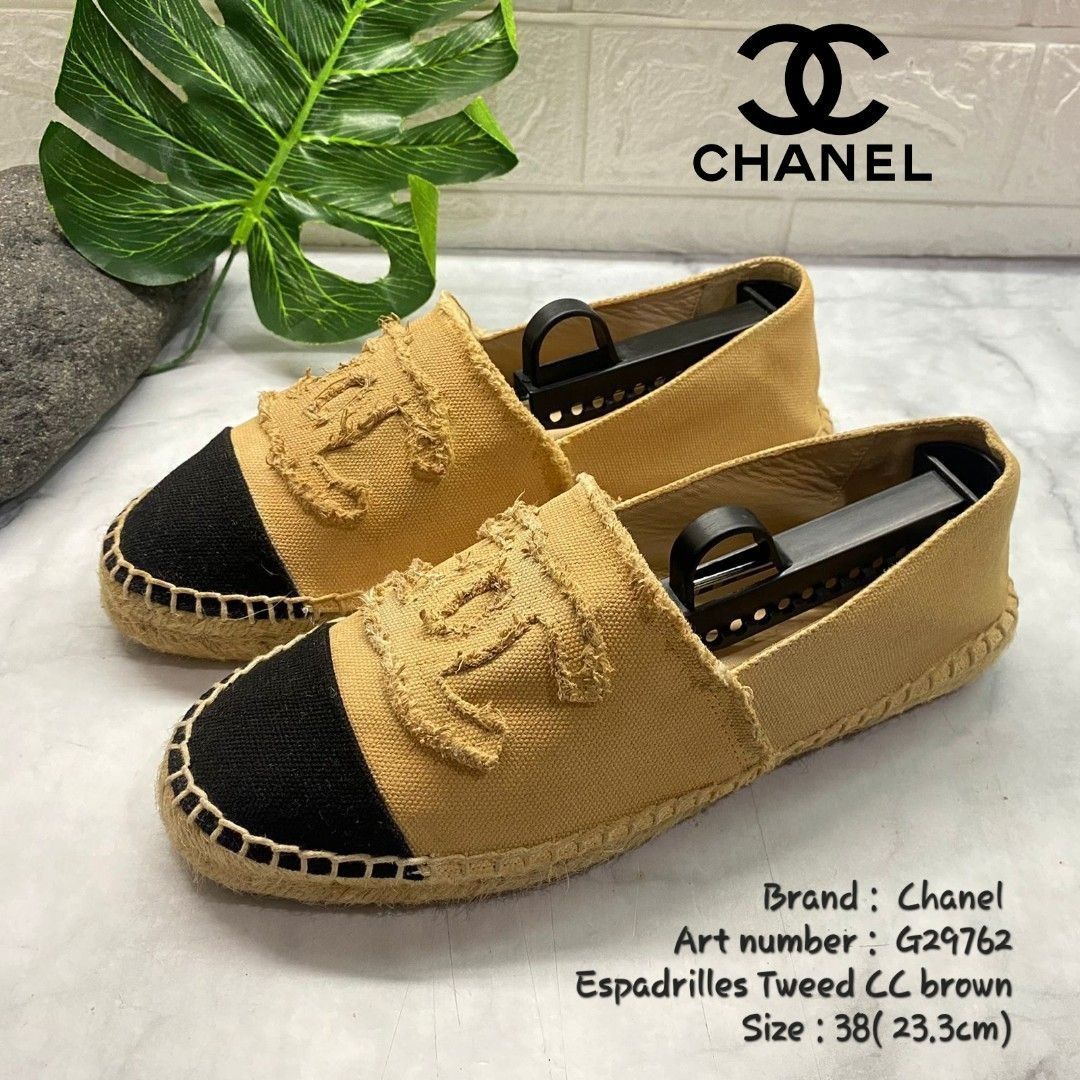 Harga sepatu chanel espadrilles clearance