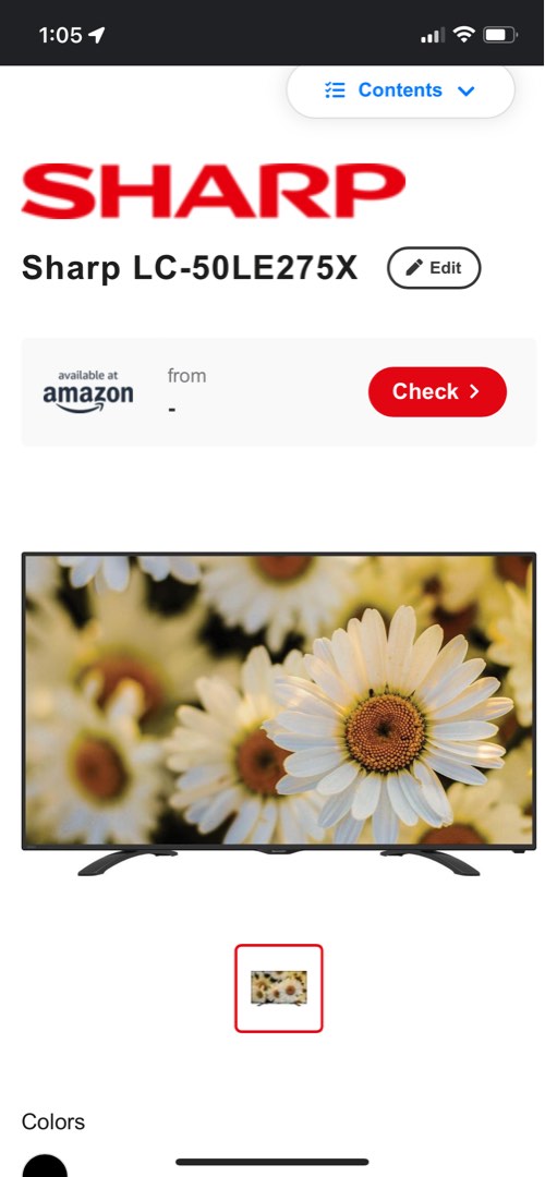 SHARP 50 inch TV, TV & Home Appliances, TV & Entertainment, TV on Carousell