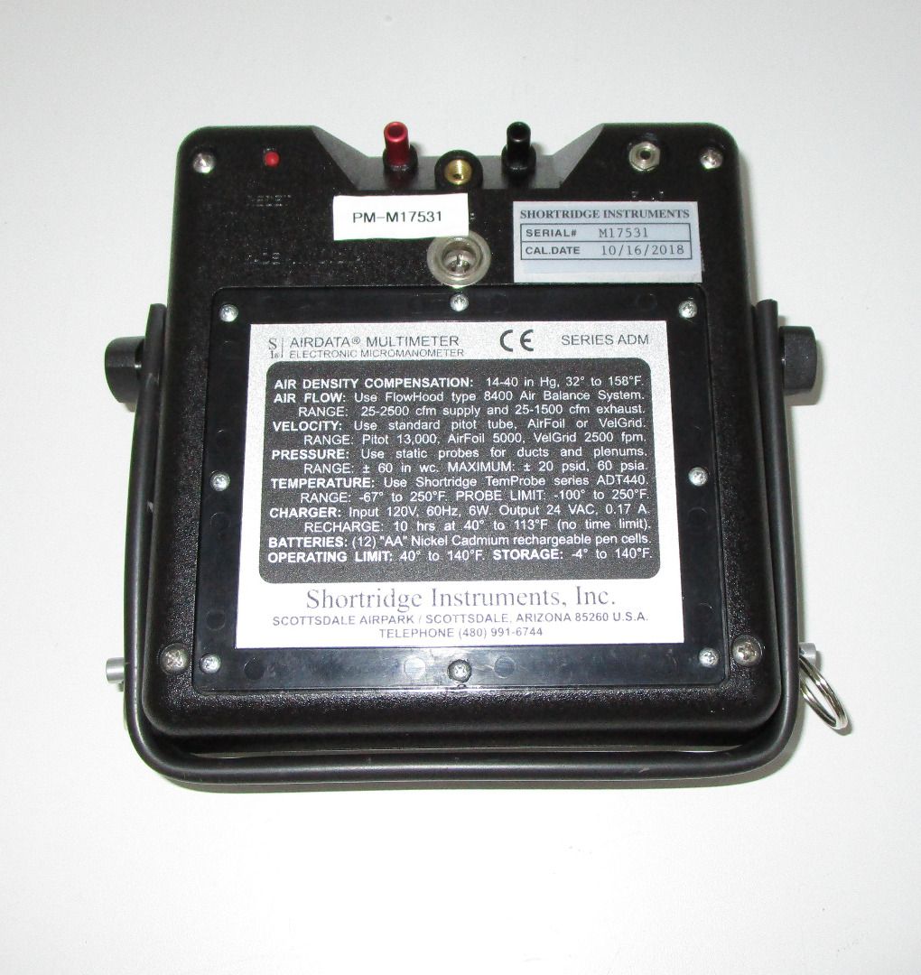 Shortridge Instruments AIRDATA MULTIMETER ADM870C, Computers & Tech