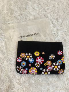 Shu Uemura Takashi Murakami Makeup Pouch Accessory Case Bag Kaikai Kiki  Flower