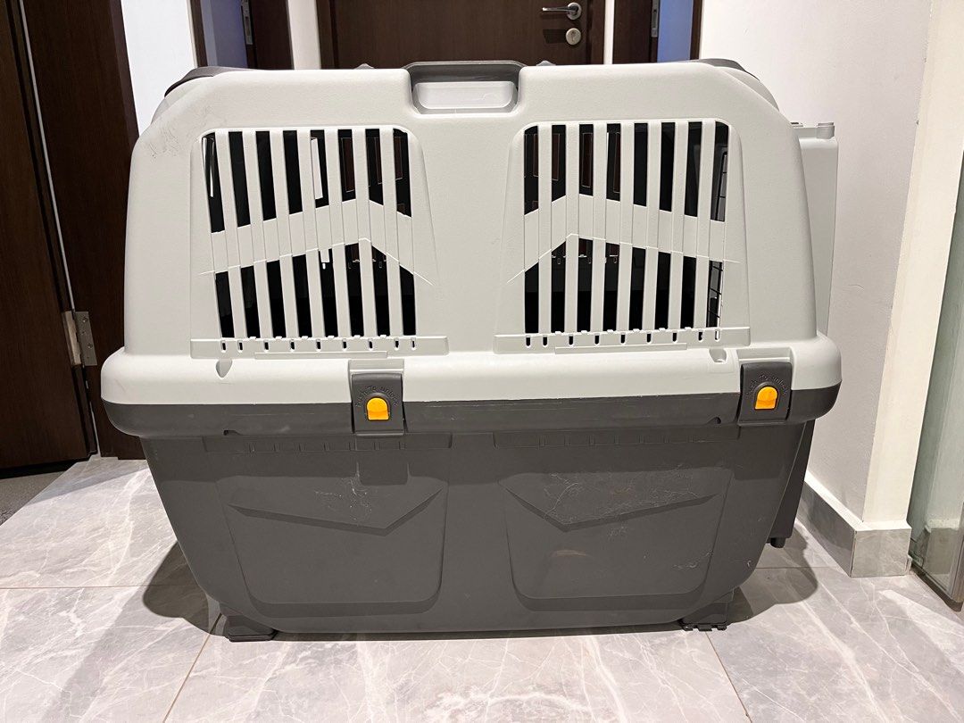 Skudo Dog Transportation Crate with Handles, Pet Supplies, Homes
