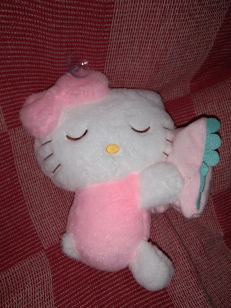 Sleeping Hello Kitty Sleepy Pillow Bedtime Cute Kawaii Kitten Cat Plush