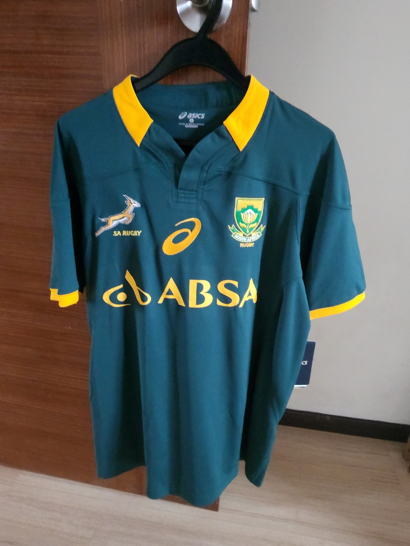 South Africa Rugby Jersey, Men's Fashion, Activewear on Carousell