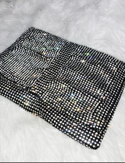 Sparkly Silver Clutch Bag