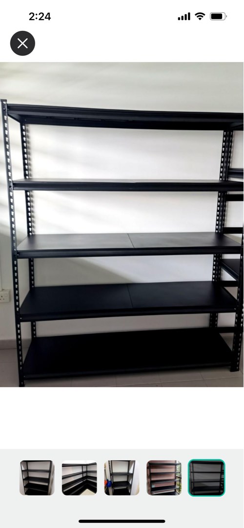 Storage racks easy to assemble 150 x 40 x 179cm 5 tiers, Furniture