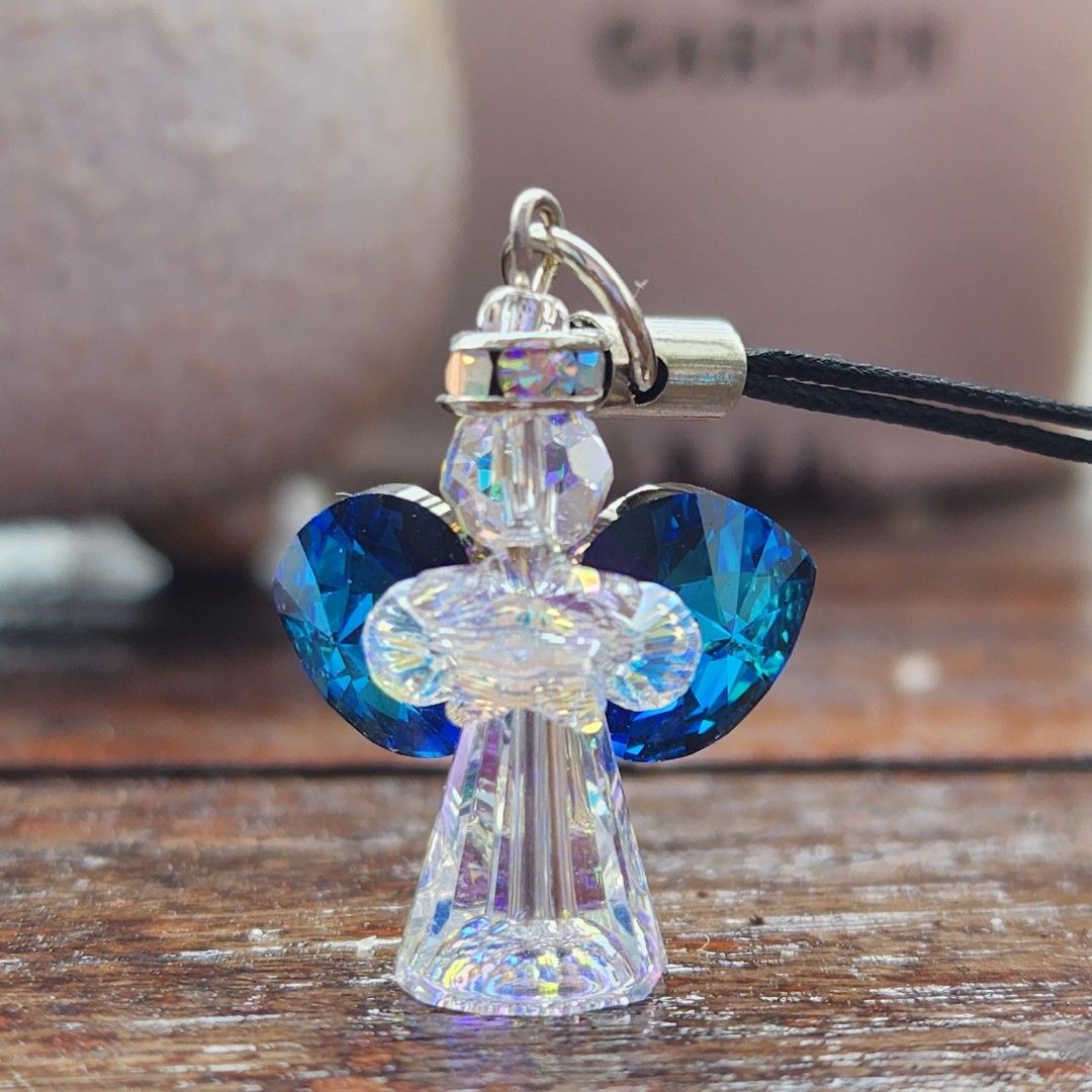 Swarovski Crystals Angel Keychain Women s Fashion Watches