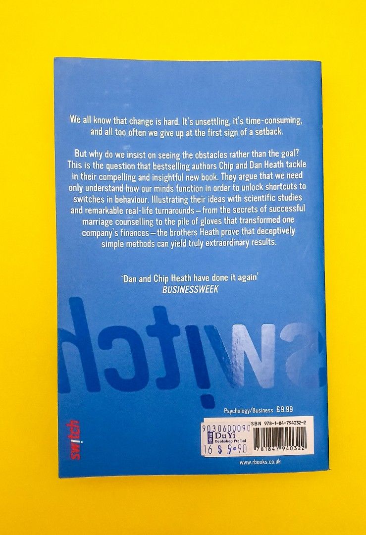 Switch (Category: Storybooks) located in Singapore. Submitted by ___fatin (Listing ID 1212319646, Image 3). Description: FREE POSTAGE.