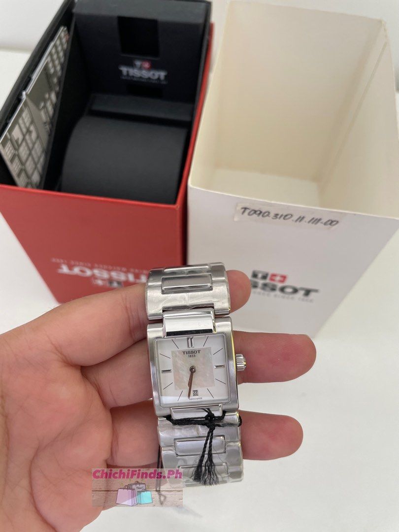 Tissot T2 White Dial Stainless Steel Ladies Watch T0903101111100