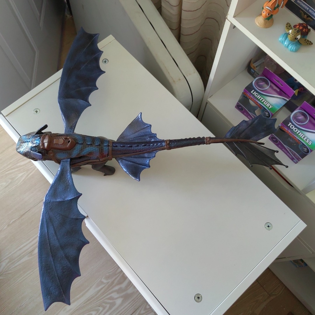 Toothless Large Figure from How to Train your Dragon, Hobbies & Toys ...