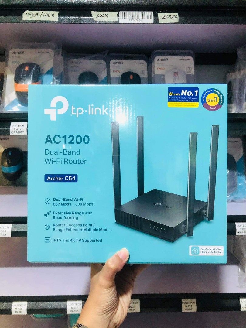 TP-Link Archer C54, AC1200 MU-MIMO Dual-Band WiFi Router