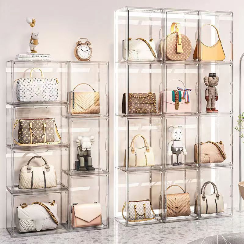 Clear handbag best sale storage boxes