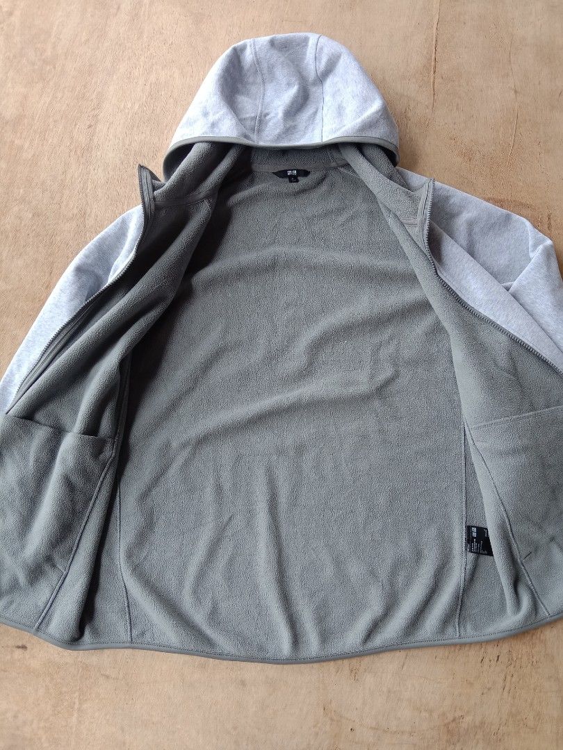 Uniqlo Tech fleece Jacket, Men's Fashion, Coats, Jackets and Outerwear