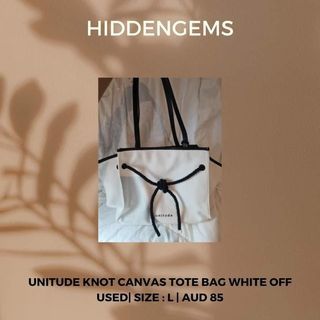 UNITUDE KNOT CANVAS TOTE BAG