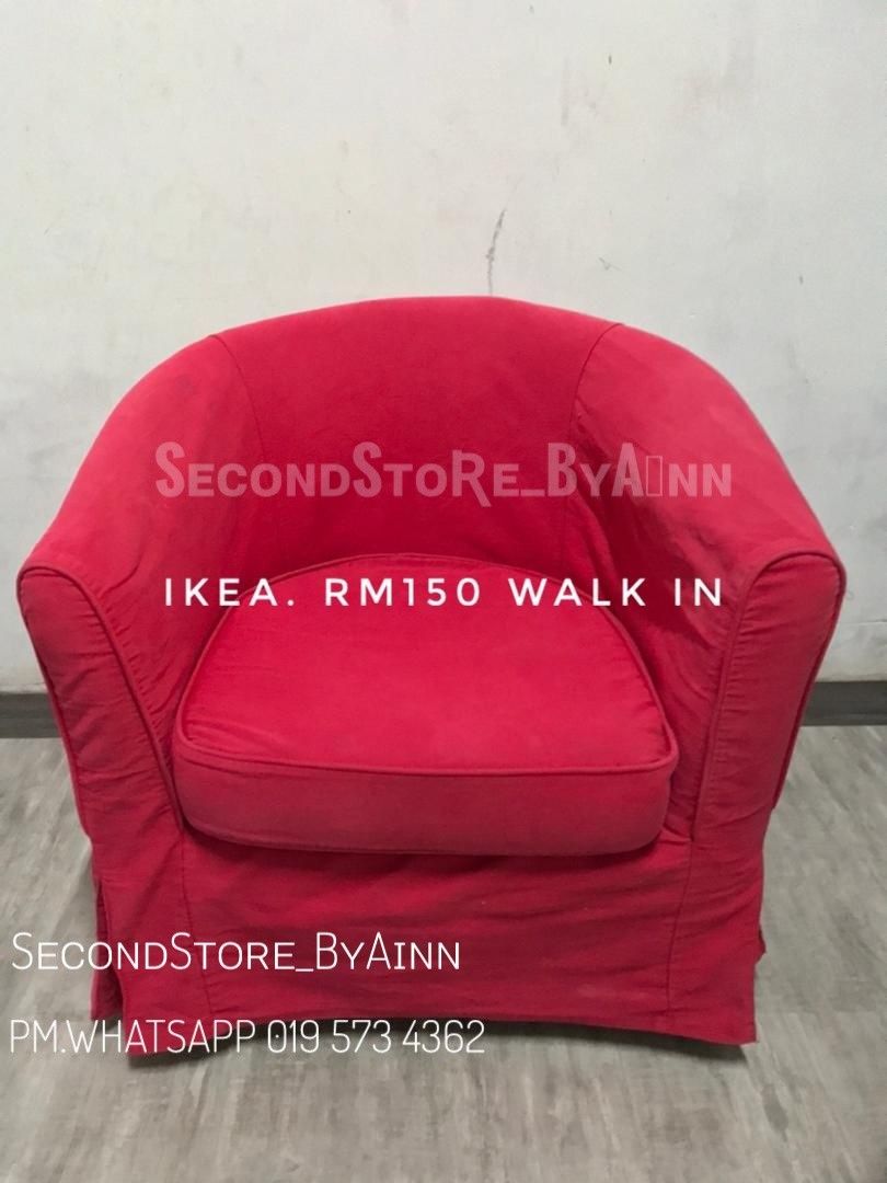 Used Ikea Tullsta Chair, Furniture & Home Living, Furniture, Sofas on