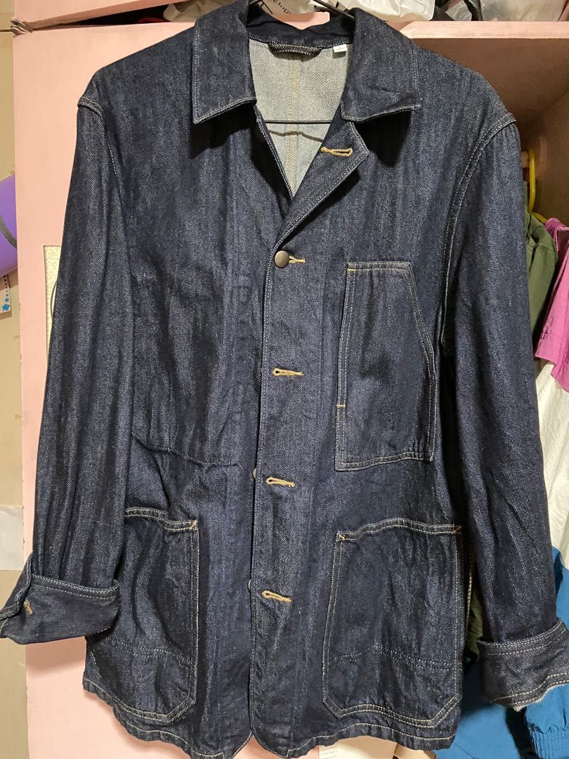 Utility jacket (Category: Coats, Jackets and Outerwear) located in Paranaque City. Submitted by ctchuchi (Listing ID 1212359804, Image 2). Description: Uniqlo utility jacket (small men's size) Never used Chest measures 18.5 inches .
