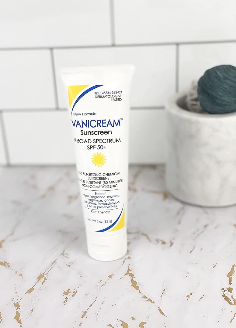 Vanicream Sunscreen Broad Spectrum SPF 50+ 3 oz 85g, Beauty & Personal