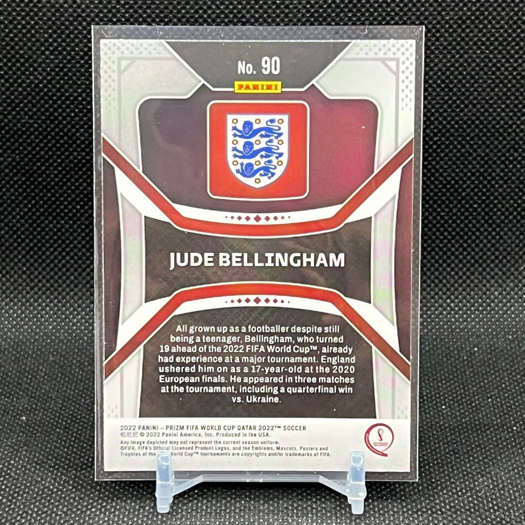 Very Rare Jude Bellingham 2022 Panini Prizm World Cup FIFA Qatar 
