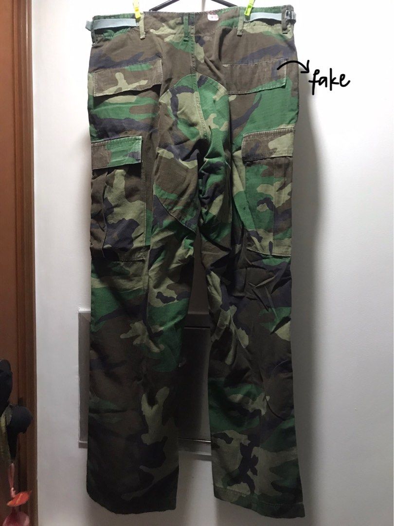 vintage camo pants, Men's Fashion, Bottoms, Trousers on Carousell
