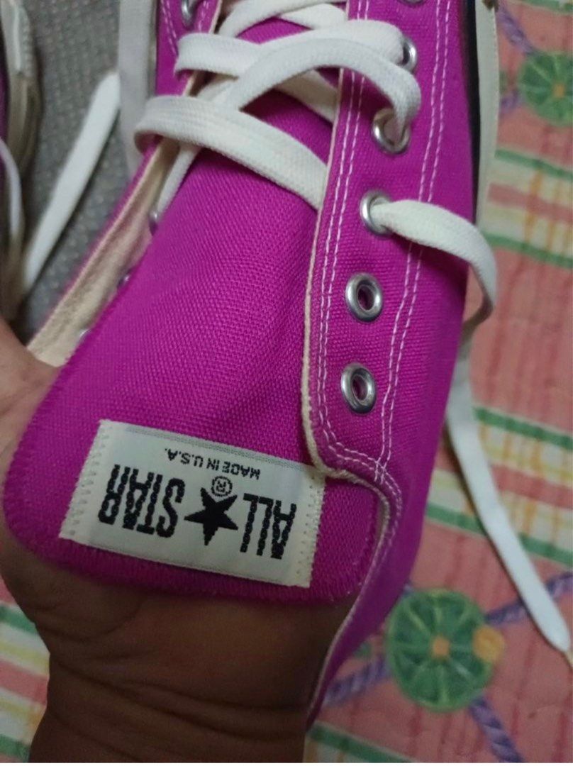 Vintage Converse All Star 80s Raspberry Original Made in USA
