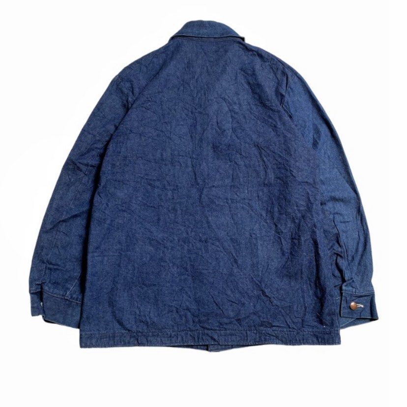 Vintage Denim Coverall Chore Jacket Big Ben Made In Usa ., Fesyen Pria