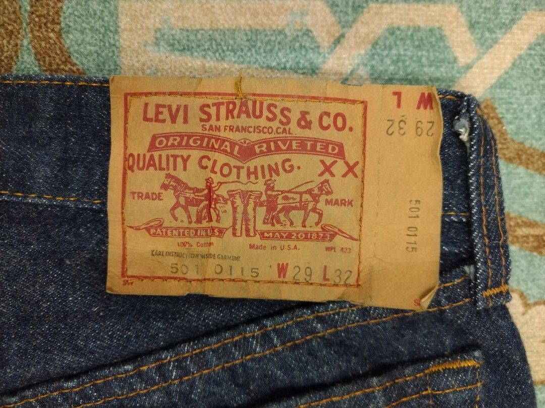 Offer 🔥 Vintage levis 501 80an #524 chain stitch, Men's Fashion