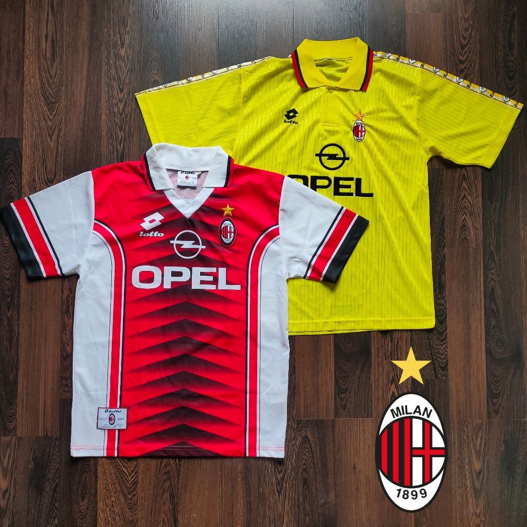 Maillots de foot vintage de l'AC Milan – Le Maillot Vintage
