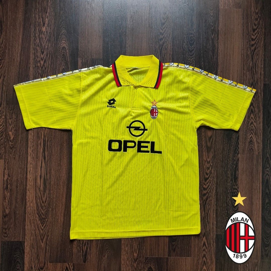 Sweat Vintage Lotto AC Milan Années 90 - Veste De Football Homme Taille L - Occasion Très Bon état