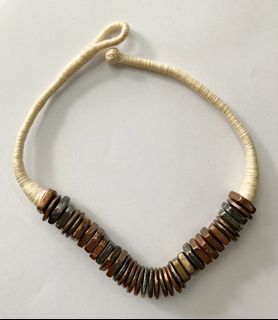 Vintage Trade Bead Choker Necklace
