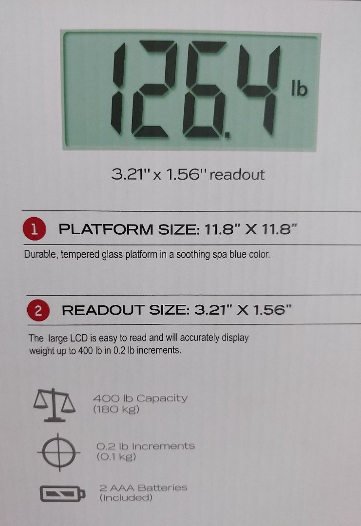 Weight Scale by Taylor Weight Gurus Weight Watchers NewUSA, Health ...