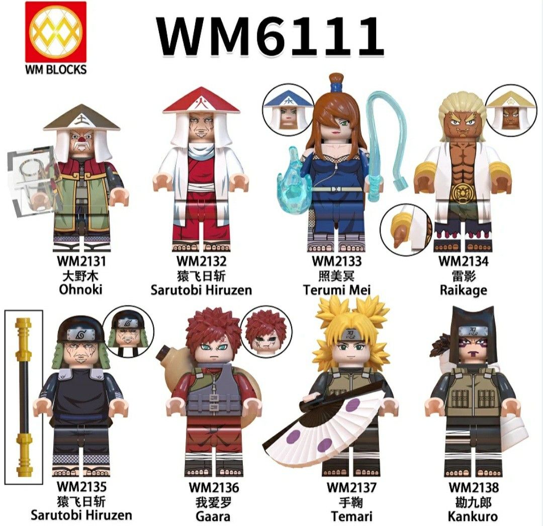 Lego minifigures naruto shop