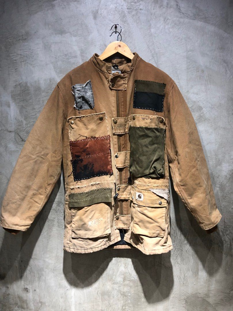 Wood Worx Carhartt Hand Stitch Jacket Men s Fashion Coats
